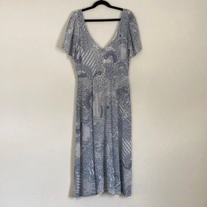 Reformation midi dress Size 0 like new